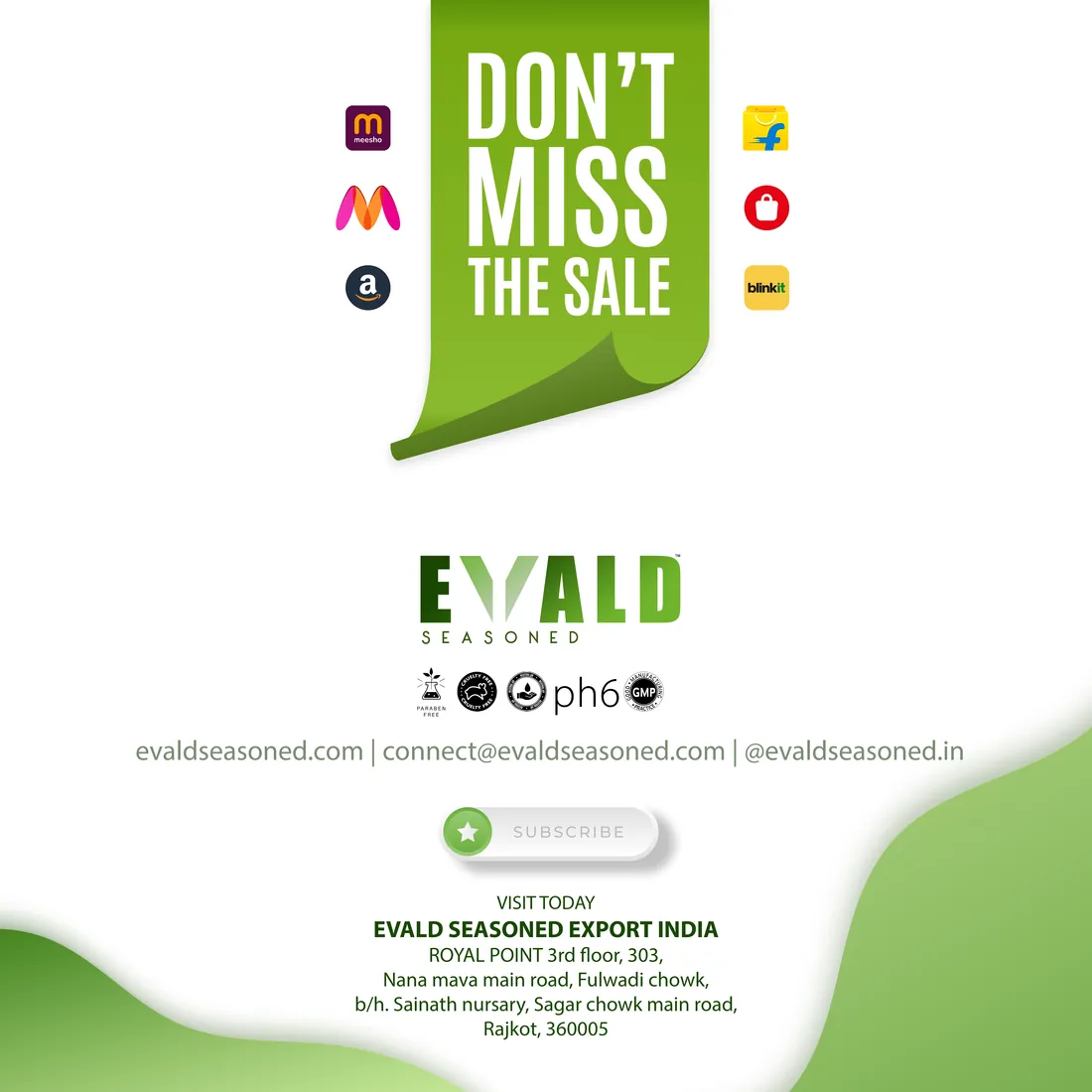 EVALD Seasoned store address and online listings